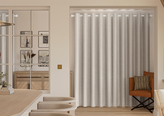 Dew Drop, Metallic Taupe - Made to Measure Curtains - Image 7